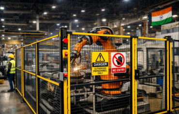 Industrial safety fencing