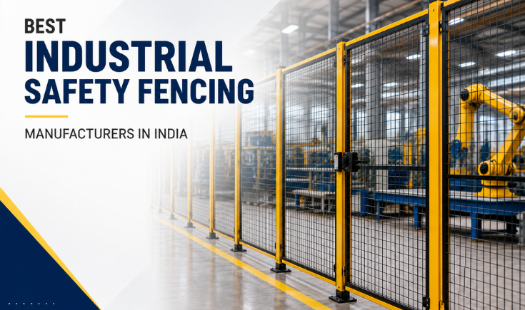 Best industrial safety fencing manufacturers in India providing robotic machine guarding