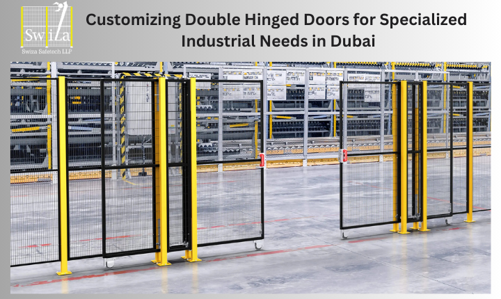 Customized double hinged doors for industrial needs in Duba
